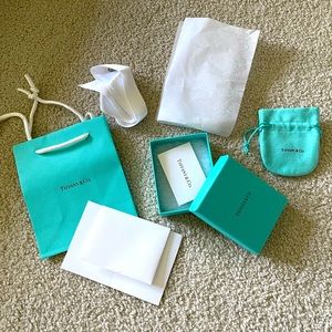 Original Tiffany & Co. Box, Pouch, Bag, Tissue paper, card